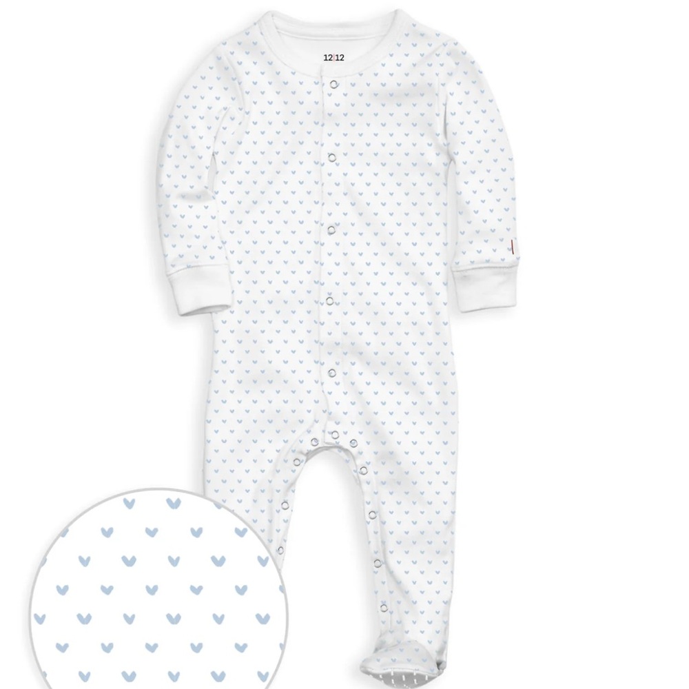 NWT Organic cotton baby footie pajamas